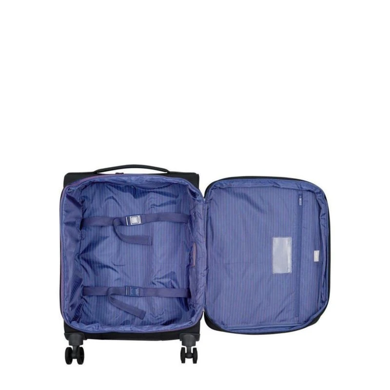 Delsey Paris Valise Cabine Souple Montmartre Air 2.0 Extensible En RPET 55 Cm Noir 2 Delsey Paris Valise Cabine Souple Montmartre Air 2.0 Extensible En RPET 55 Cm Noir – Image 2