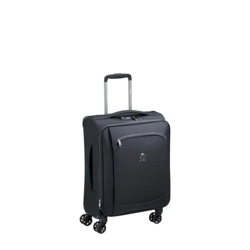 Delsey Paris Valise Cabine Souple Montmartre Air 2.0 Extensible En RPET 55 Cm Noir 3 Delsey Paris Valise Cabine Souple Montmartre Air 2.0 Extensible En RPET 55 Cm Noir – Image 3