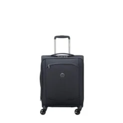 Delsey Paris Valise Cabine Souple Montmartre Air 2.0 Extensible En RPET 55 Cm Noir