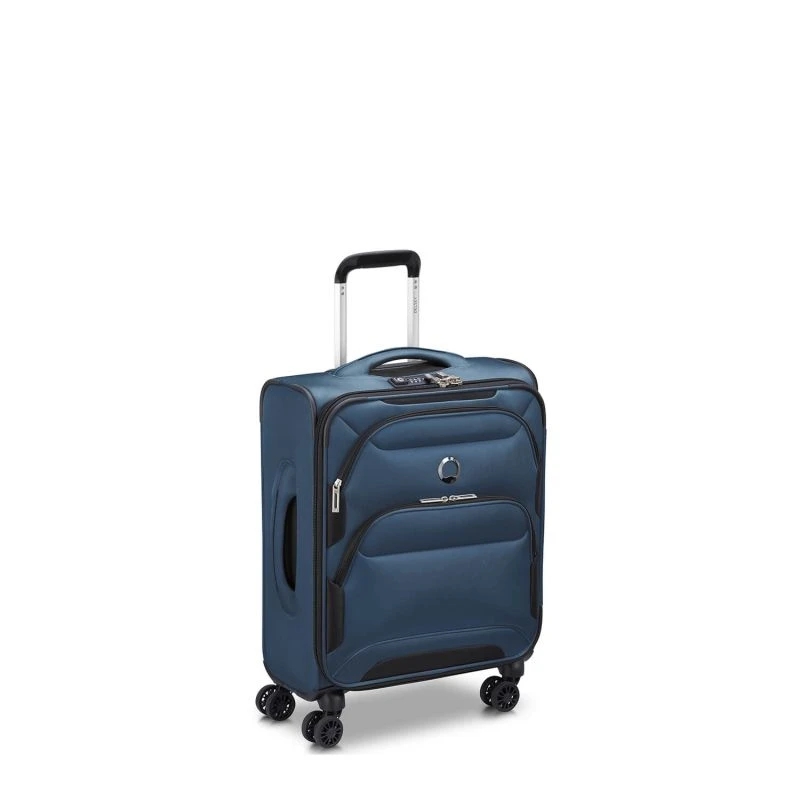 Delsey Paris Valise Cabine Souple Sky Max 2.0 55 Cm Bleu 2 Delsey Paris Valise Cabine Souple Sky Max 2.0 55 Cm Bleu – Image 2