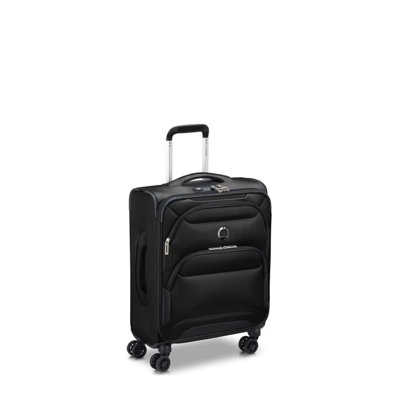 Delsey Paris Valise Cabine Souple Sky Max 2.0 55 Cm Noir 2 Delsey Paris Valise Cabine Souple Sky Max 2.0 55 Cm Noir – Image 2
