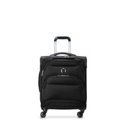 Delsey Paris Valise Cabine Souple Sky Max 2.0 55 Cm Noir