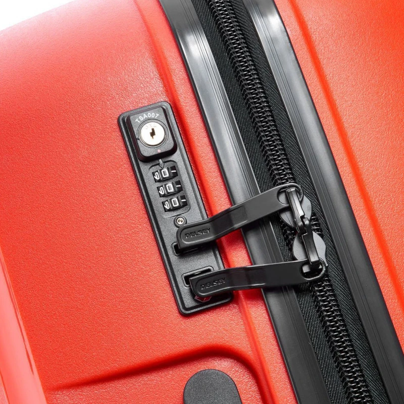 Delsey Paris Valise Rigide Belmont Plus 71 Cm Rouge 3 Delsey Paris Valise Rigide Belmont Plus 71 Cm Rouge – Image 3