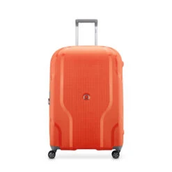Delsey Paris Valise Rigide Clavel Extensible 76 Cm Tangerine Orange