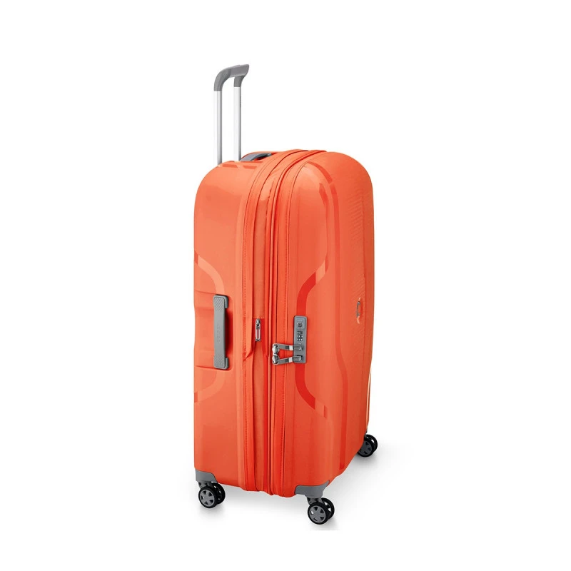 Delsey Paris Valise Rigide Clavel Extensible 76 Cm Tangerine Orange 5 Delsey Paris Valise Rigide Clavel Extensible 76 Cm Tangerine Orange – Image 5