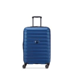 Delsey Paris Valise Rigide Shadow 5.0 Extensible 66 Cm Bleu