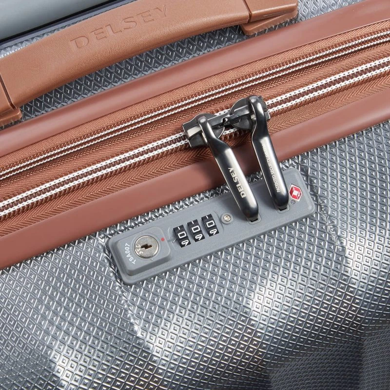 Delsey Paris Valise Rigide St-Tropez Extensible 76.5 Cm Platinium 4 Delsey Paris Valise Rigide St-Tropez Extensible 76.5 Cm Platinium – Image 4