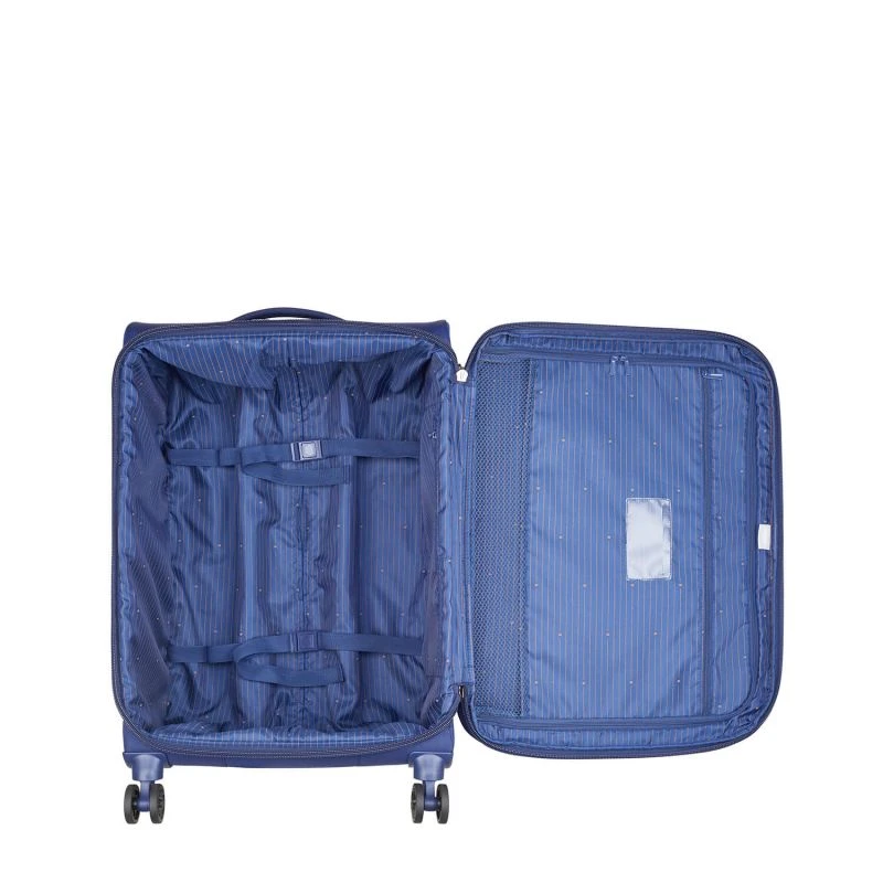 Delsey Paris Valise Souple Brochant 2.0 Extensible 67 Cm Bleu 3 Delsey Paris Valise Souple Brochant 2.0 Extensible 67 Cm Bleu – Image 3