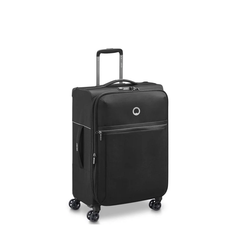 Delsey Paris Valise Souple Brochant 2.0 Extensible 67 Cm Noir 3 Delsey Paris Valise Souple Brochant 2.0 Extensible 67 Cm Noir – Image 3