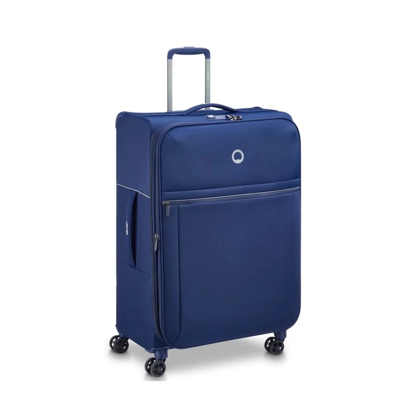 Delsey Paris Valise Souple Brochant 2.0 Extensible 78 Cm Bleu 3 Delsey Paris Valise Souple Brochant 2.0 Extensible 78 Cm Bleu – Image 3