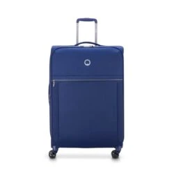 Delsey Paris Valise Souple Brochant 2.0 Extensible 78 Cm Bleu