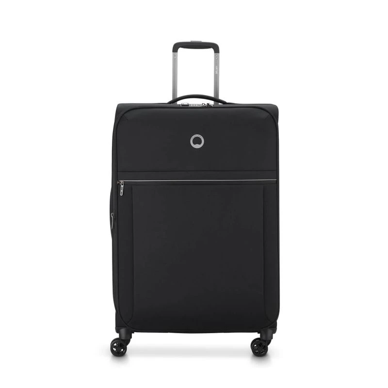 Delsey Paris Valise Souple Brochant 2.0 Extensible 78 Cm Noir 1 Delsey Paris Valise Souple Brochant 2.0 Extensible 78 Cm Noir