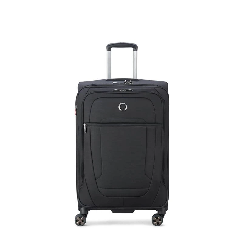 Delsey Paris Valise Souple Helium DLX Extensible 71 Cm Noir 1 Delsey Paris Valise Souple Helium DLX Extensible 71 Cm Noir