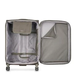 Delsey Paris Valise Souple Helium DLX Extensible 77,5 Cm Moka -Delsey valise souple helium dlx extensible 775 cm moka 2