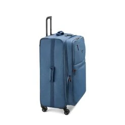Delsey Paris Valise Souple Maubert 2.0 79 Cm Bleu -Delsey valise souple maubert 20 79 cm bleu 3