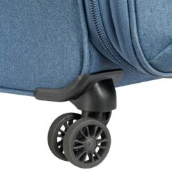 Delsey Paris Valise Souple Maubert 2.0 79 Cm Bleu -Delsey valise souple maubert 20 79 cm bleu 8