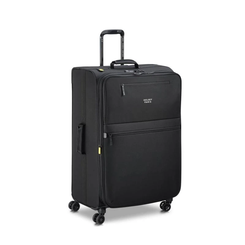 Delsey Paris Valise Souple Maubert 2.0 79 Cm Noir 2 Delsey Paris Valise Souple Maubert 2.0 79 Cm Noir – Image 2