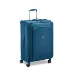 Delsey Paris Valise Souple Montmartre Air 2.0 Extensible En RPET 68 Cm Bleu -Delsey valise souple montmartre air 20 extensible en rpet 68 cm bleu 2