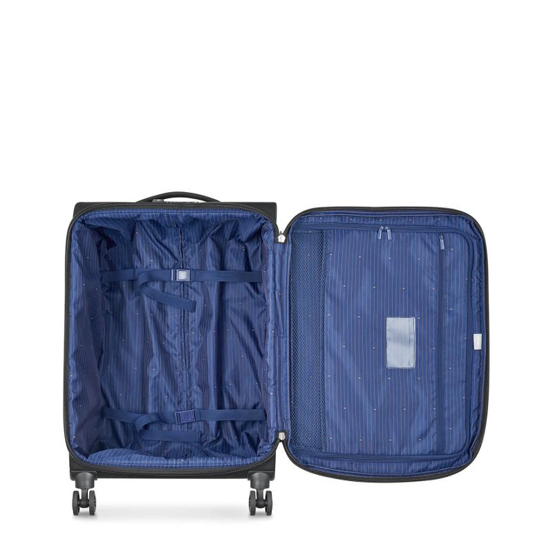 Delsey Paris Valise Souple Montmartre Air 2.0 Extensible En RPET 68 Cm Noir 2 Delsey Paris Valise Souple Montmartre Air 2.0 Extensible En RPET 68 Cm Noir – Image 2