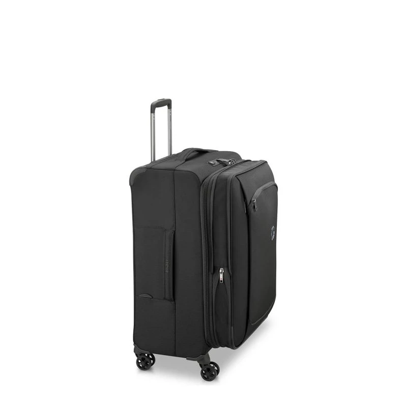 Delsey Paris Valise Souple Montmartre Air 2.0 Extensible En RPET 68 Cm Noir 4 Delsey Paris Valise Souple Montmartre Air 2.0 Extensible En RPET 68 Cm Noir – Image 4