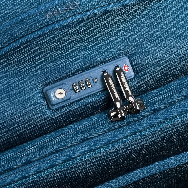 Delsey Paris Valise Souple Montmartre Air 2.0 Extensible En RPET 77.5 Cm Bleu 6 Delsey Paris Valise Souple Montmartre Air 2.0 Extensible En RPET 77.5 Cm Bleu – Image 6