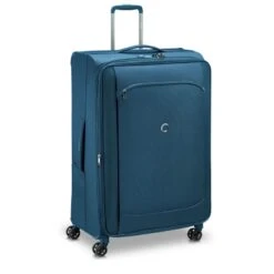 Delsey Paris Valise Souple Montmartre Air 2.0 Extensible En RPET 83 Cm Bleu -Delsey valise souple montmartre air 20 extensible en rpet 83 cm bleu 2