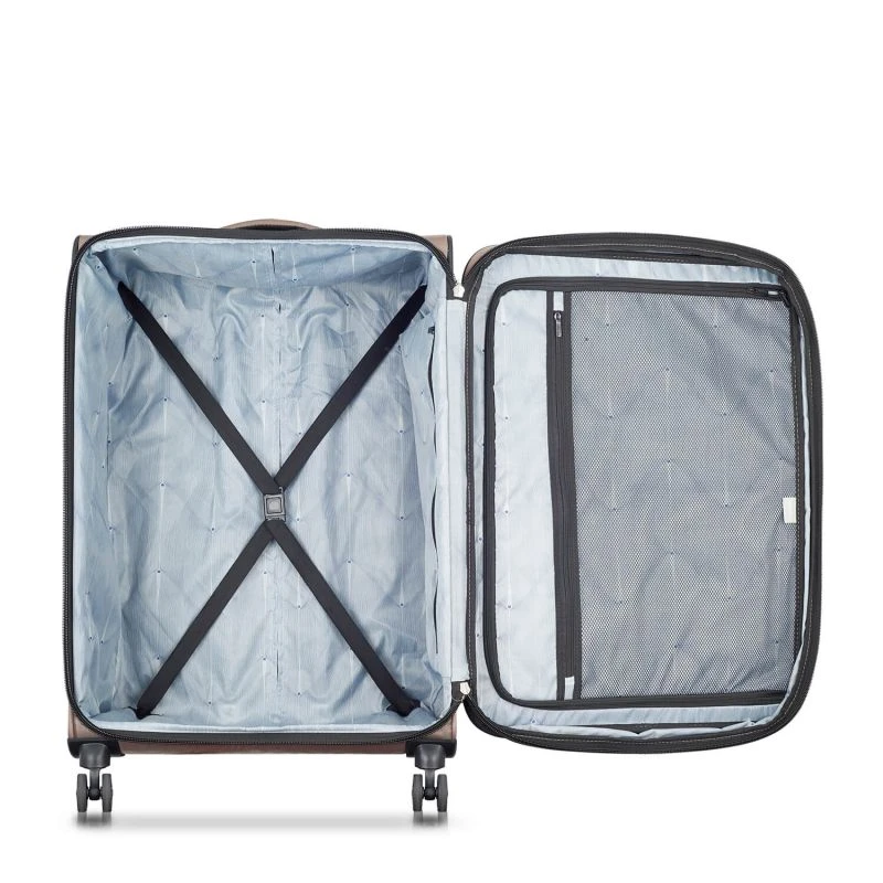 Delsey Paris Valise Souple Sky Max 2.0 Extensible 79 Cm Beige 3 Delsey Paris Valise Souple Sky Max 2.0 Extensible 79 Cm Beige – Image 3